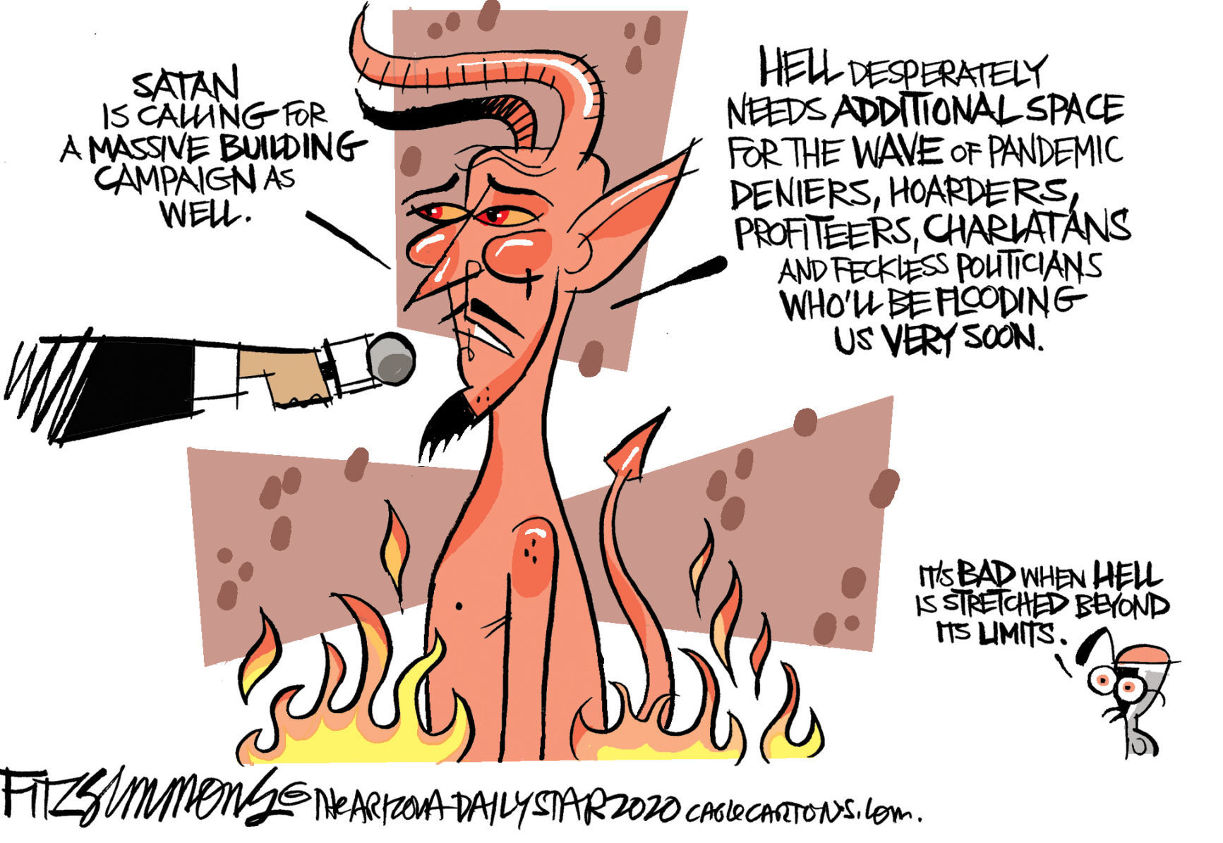 Daily Fitz Cartoon: Hell has needs